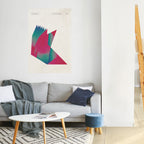 HOT POLYGON Selbstklebendes Poster - Hochformat