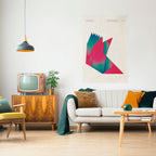 HOT POLYGON Selbstklebendes Poster - Hochformat