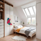 HOT POLYGON Selbstklebendes Poster - Hochformat