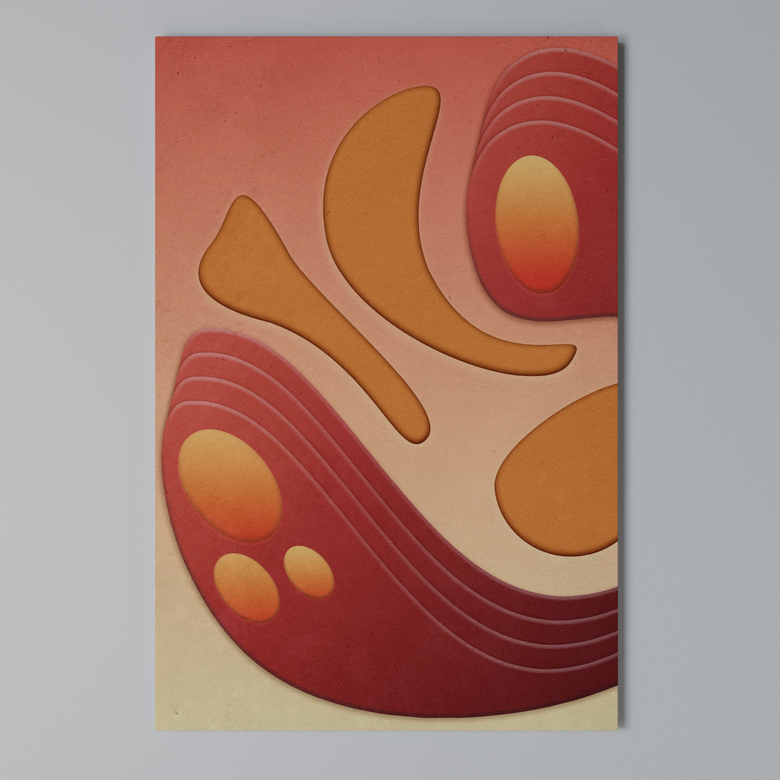 IMMERSION STRUCTURE Vertical Canvas Print
