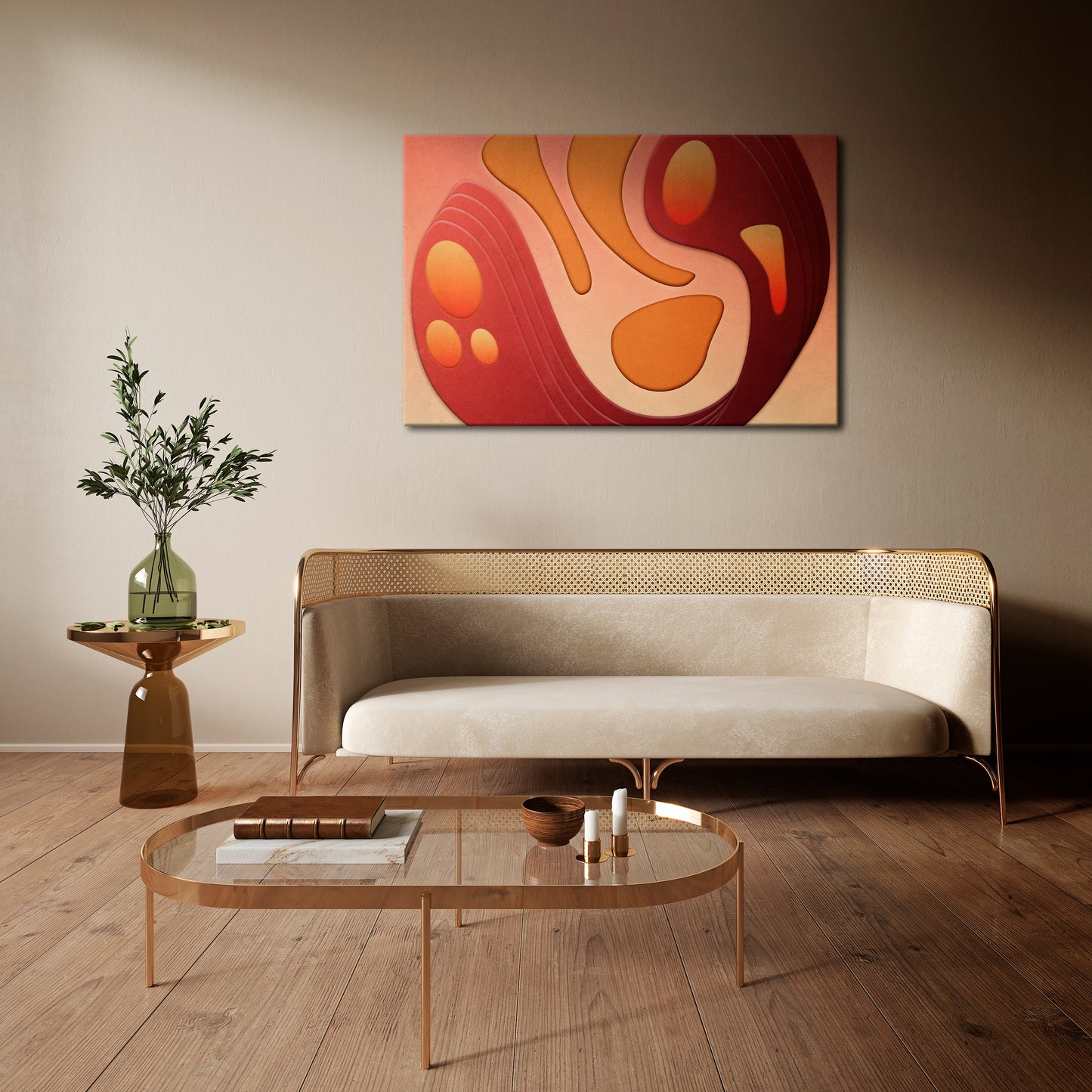 IMMERSION STRUCTURE Horizontal Canvas Print