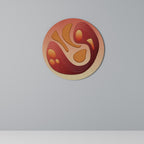 IMMERSION STRUCTURE Runde Wanddekoration Ø 69 cm