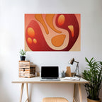 IMMERSION STRUCTURE Selbstklebendes Horizontal-Poster