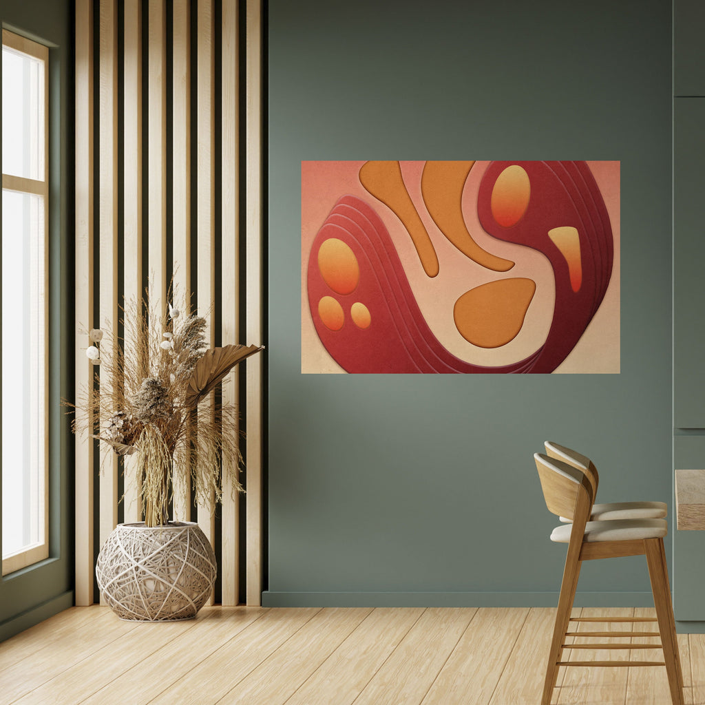 IMMERSION STRUCTURE Selbstklebendes Horizontal-Poster