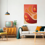 IMMERSION STRUCTURE Selbstklebendes Poster - Hochformat