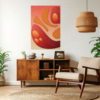 IMMERSION STRUCTURE Selbstklebendes Poster - Hochformat