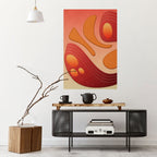 IMMERSION STRUCTURE Selbstklebendes Poster - Hochformat