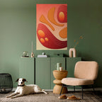 IMMERSION STRUCTURE Selbstklebendes Poster - Hochformat