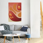 IMMERSION STRUCTURE Selbstklebendes Poster - Hochformat