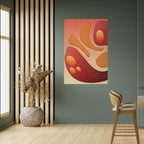 IMMERSION STRUCTURE Selbstklebendes Poster - Hochformat