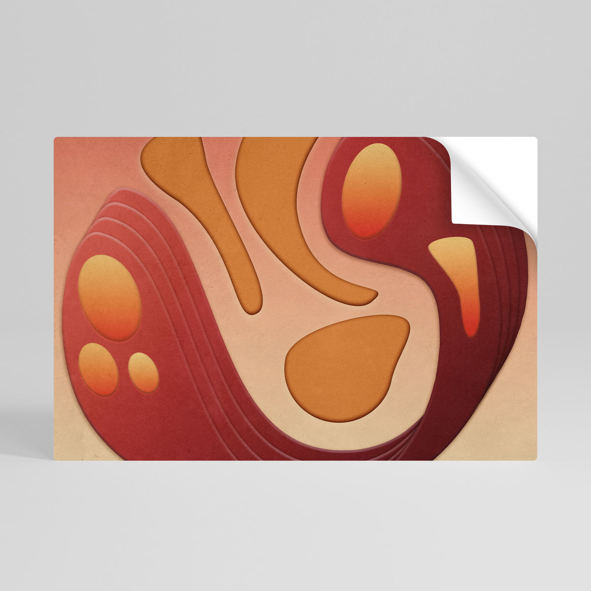 IMMERSION STRUCTURE Selbstklebendes Horizontal-Poster