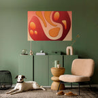 IMMERSION STRUCTURE Selbstklebendes Horizontal-Poster