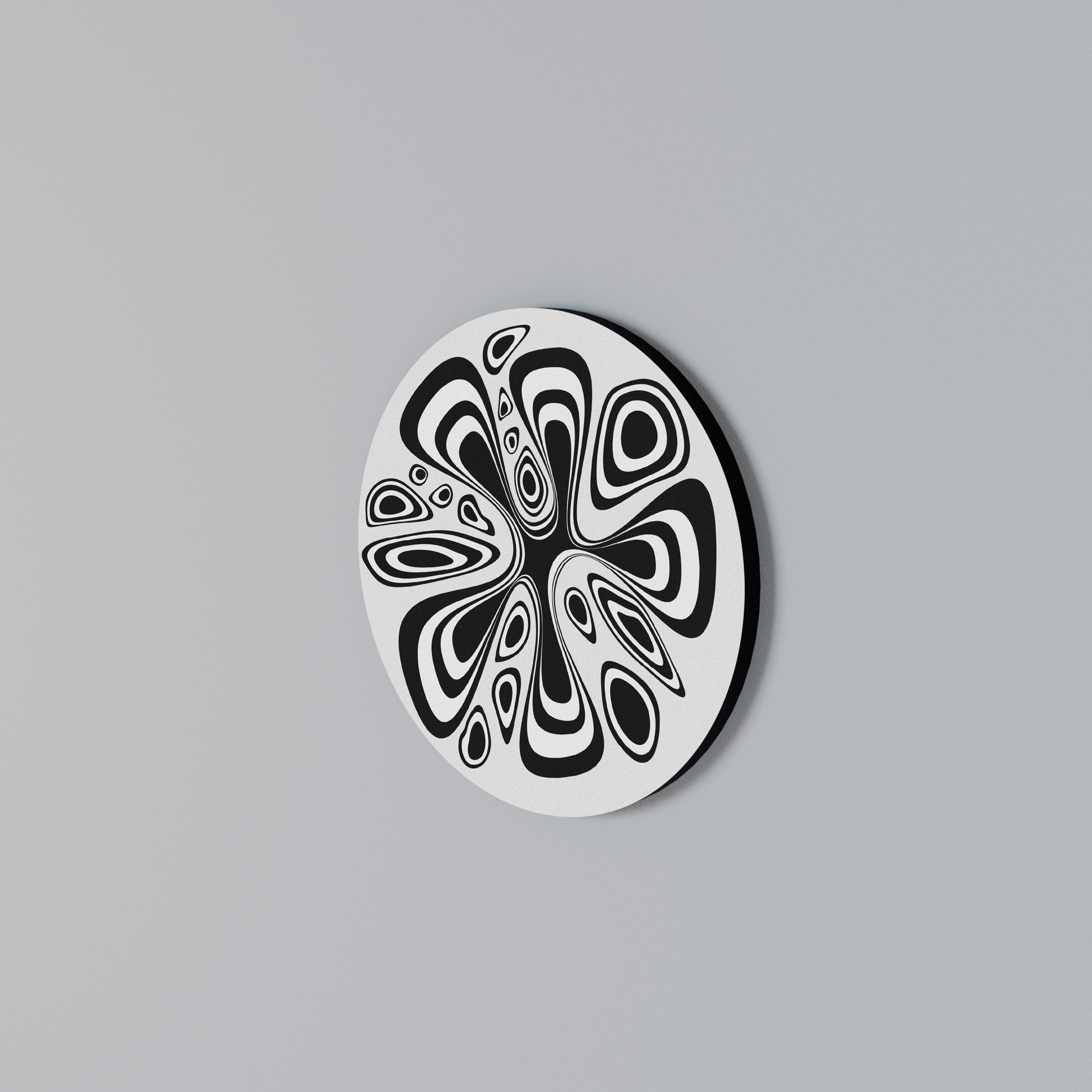 HIPNOTIZING BLOT Rundes Wandbild