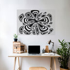 HIPNOTIZING BLOT Selbstklebendes Horizontal-Poster