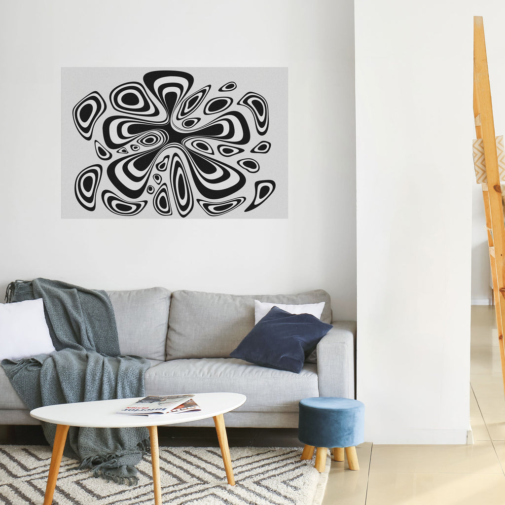 HIPNOTIZING BLOT Selbstklebendes Horizontal-Poster