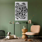 HIPNOTIZING BLOT Selbstklebendes Poster - Hochformat