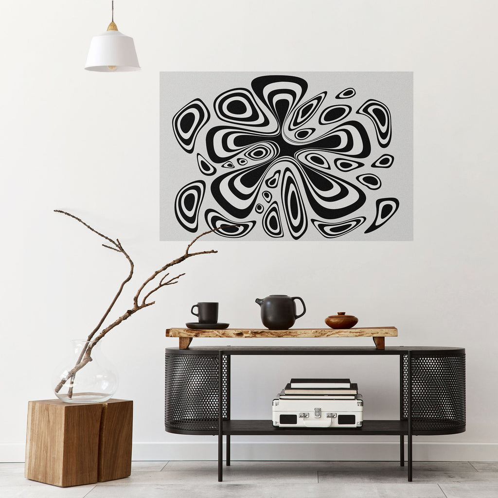 HIPNOTIZING BLOT Selbstklebendes Horizontal-Poster