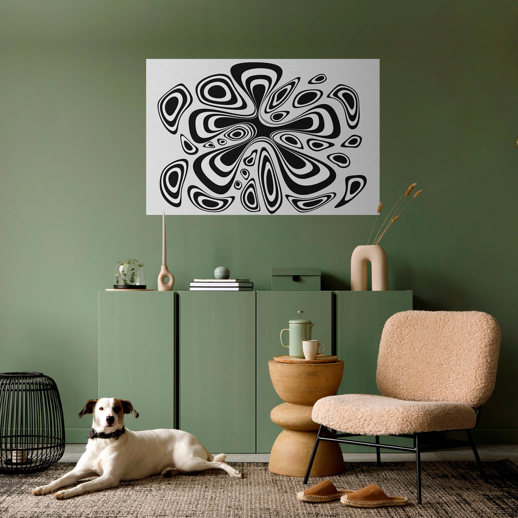 HIPNOTIZING BLOT Selbstklebendes Horizontal-Poster