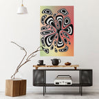 ILLUSIONARY SPLASH Selbstklebendes Poster - Hochformat