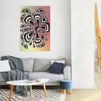 ILLUSIONARY SPLASH Selbstklebendes Poster - Hochformat