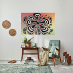 ILLUSIONARY SPLASH Selbstklebendes Horizontal-Poster