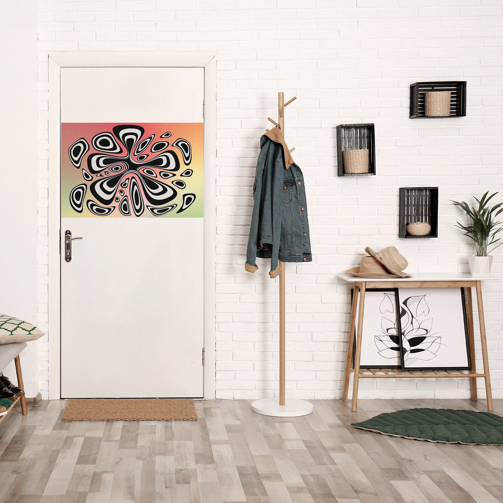 ILLUSIONARY SPLASH Selbstklebendes Horizontal-Poster