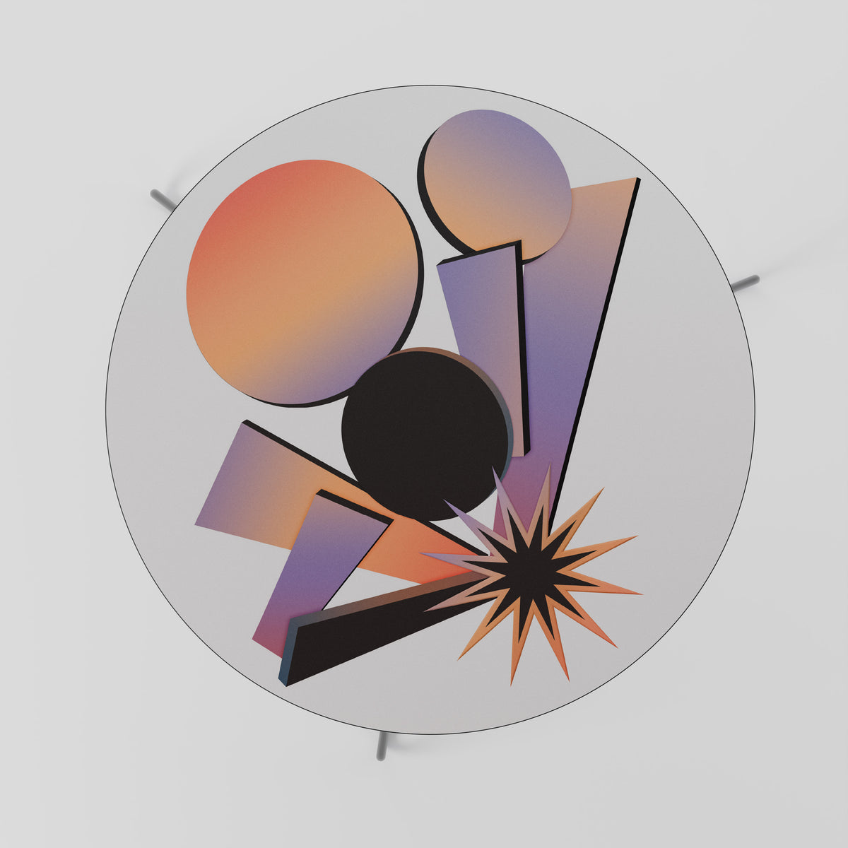 ANGULAR ARTISTRY Couchtisch
