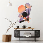 ANGULAR ARTISTRY Selbstklebendes Poster - Hochformat