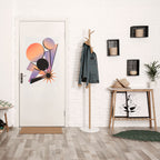 ANGULAR ARTISTRY Selbstklebendes Poster - Hochformat