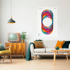 ELIPTICAL GRADIENTS Selbstklebendes Poster - Hochformat