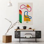 SHAPE SHOCK Selbstklebendes Poster - Hochformat