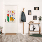 SHAPE SHOCK Selbstklebendes Poster - Hochformat