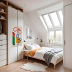 SHAPE SHOCK Selbstklebendes Poster - Hochformat