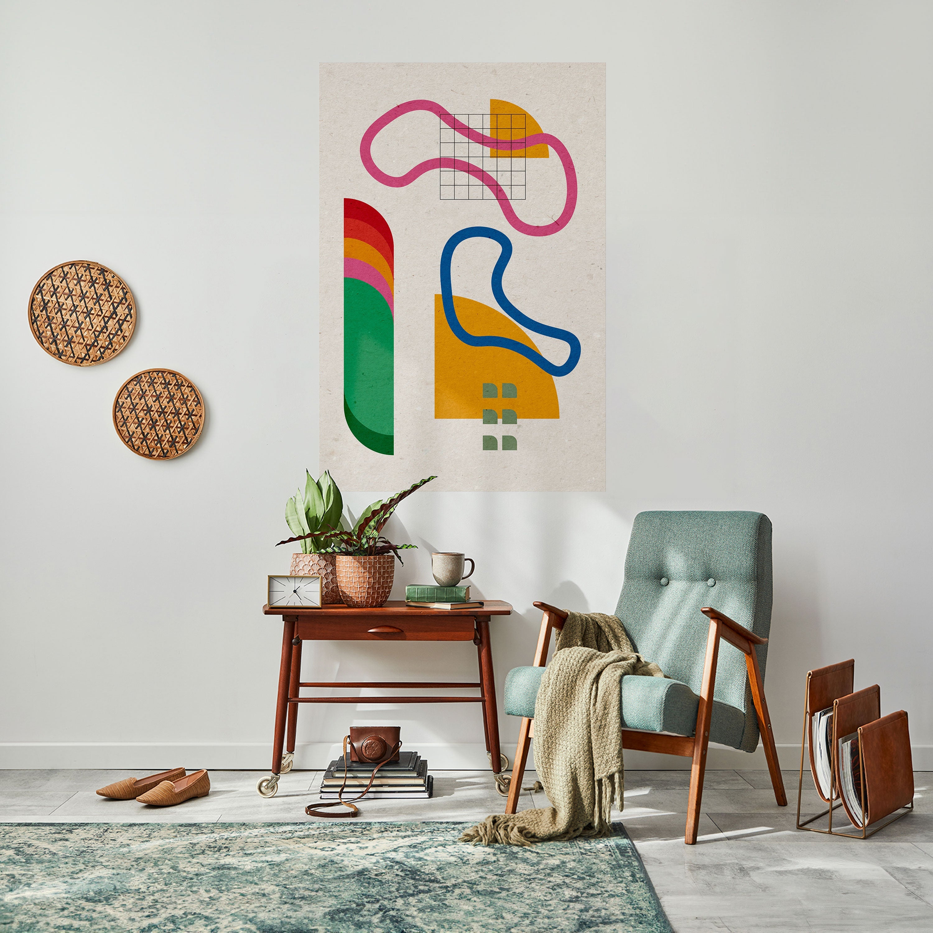 SHAPE SHOCK Vertikales Poster zum Abziehen und Aufkleben