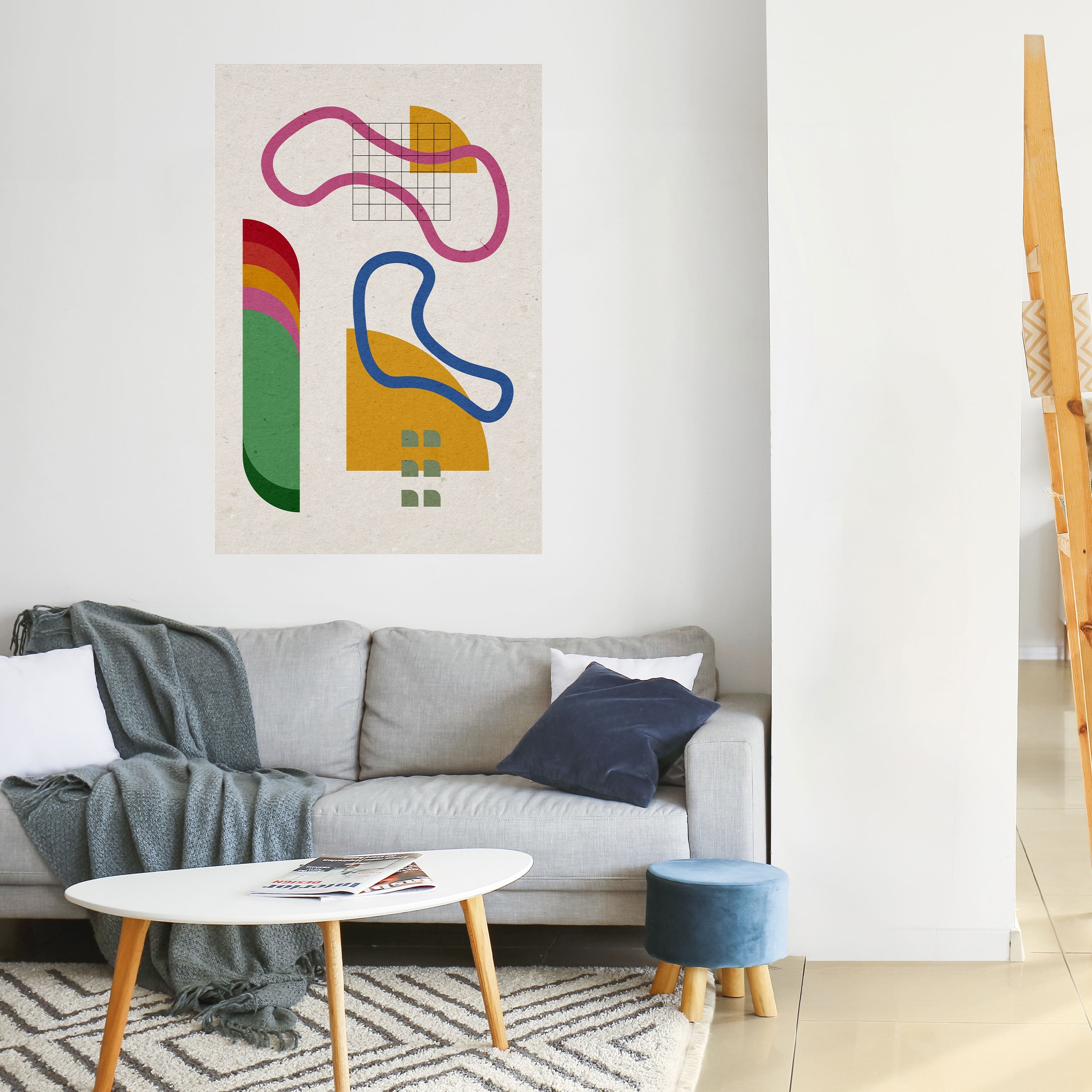 SHAPE SHOCK Vertikales Poster zum Abziehen und Aufkleben