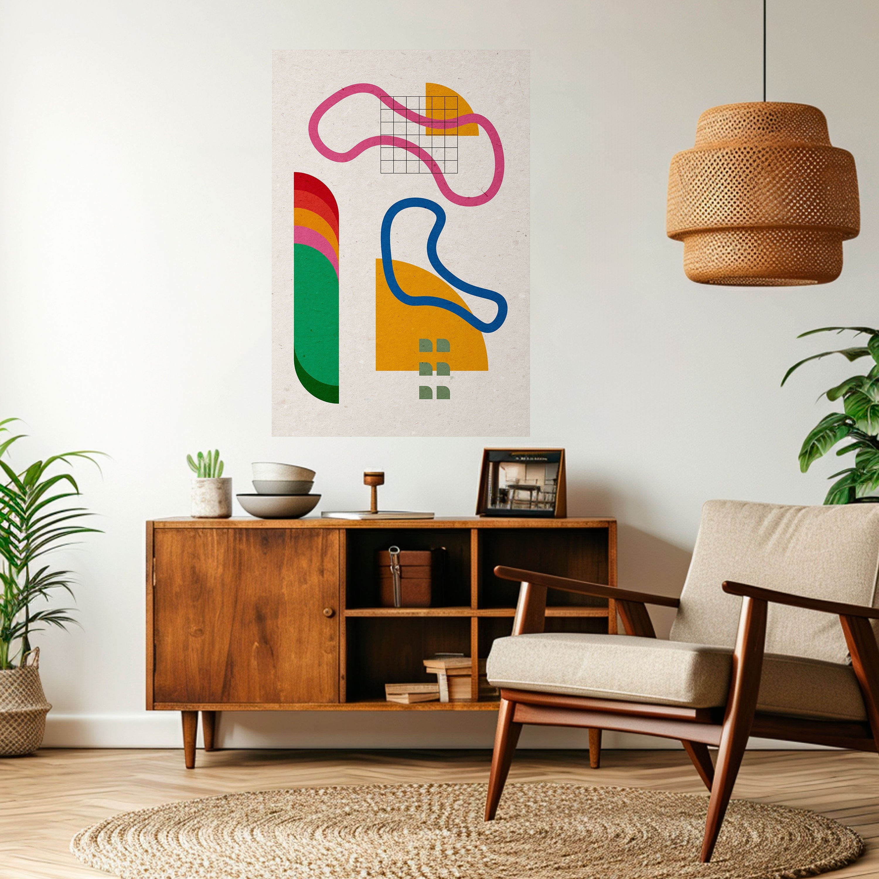 SHAPE SHOCK Vertikales Poster zum Abziehen und Aufkleben