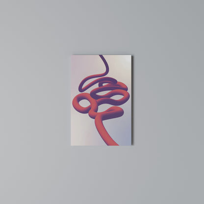 INFINITY WIRE Vertical Canvas Print