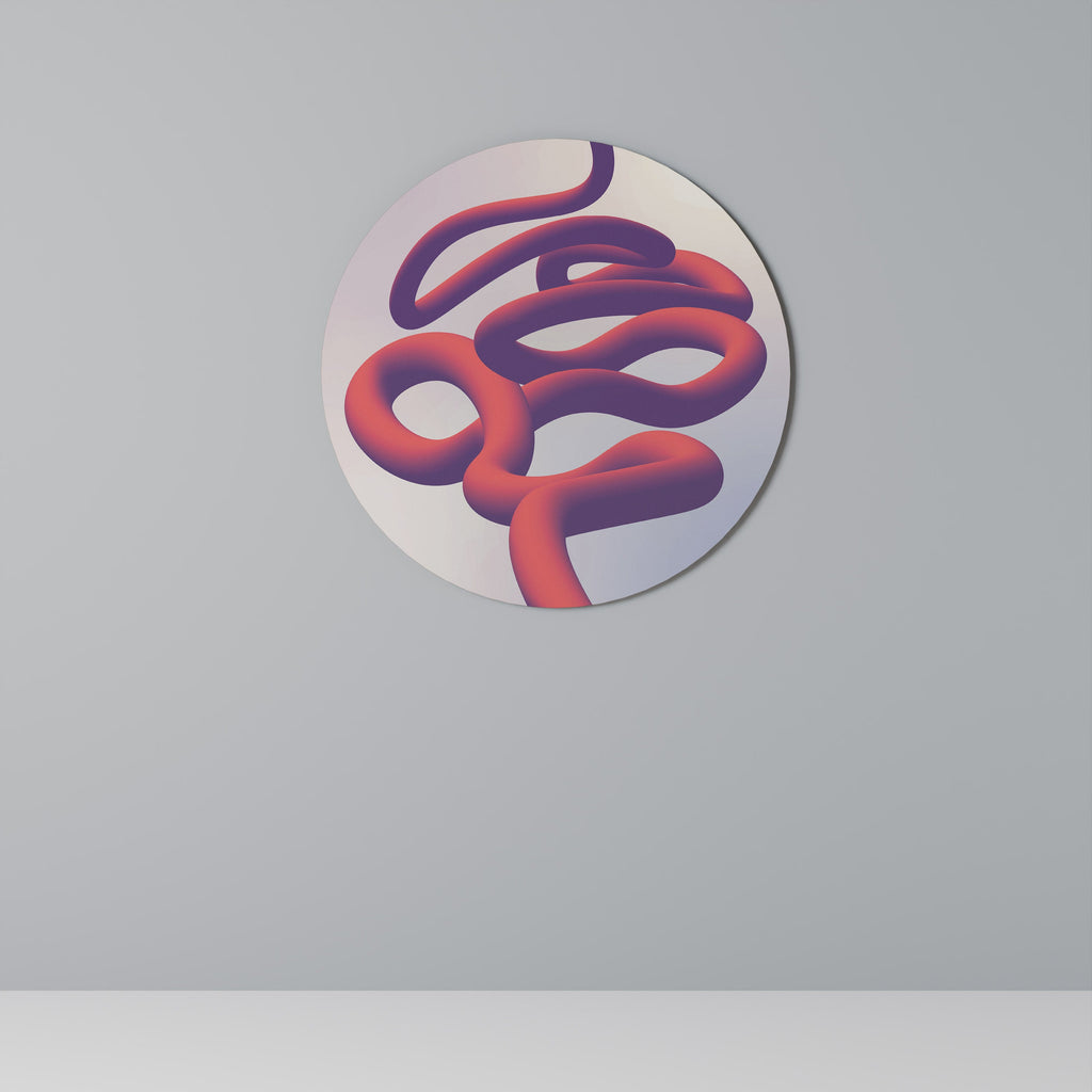 INFINITY WIRE Runde Wanddekoration Ø 69 cm