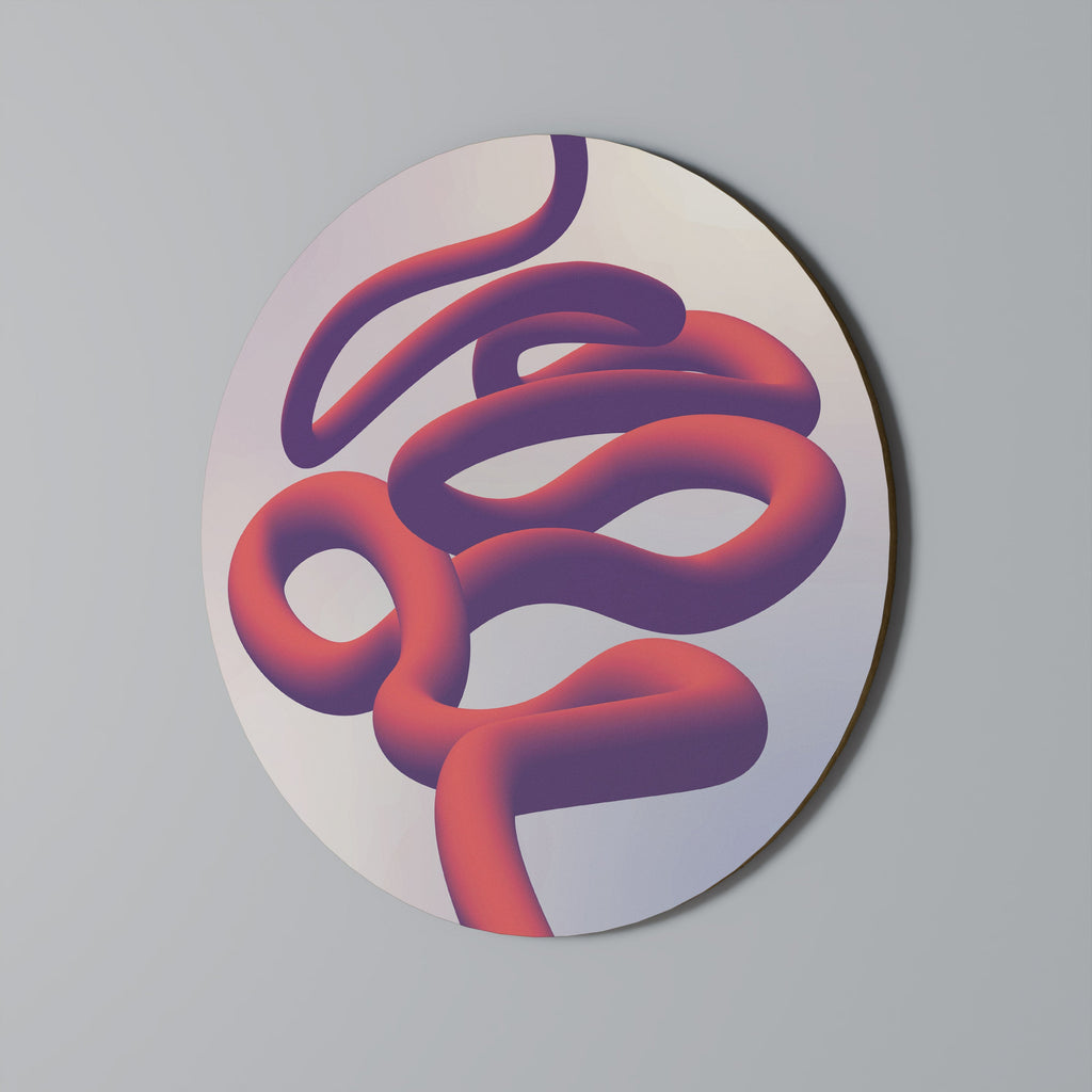 INFINITY WIRE Runde Wanddekoration Ø 69 cm