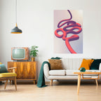 INFINITY WIRE Selbstklebendes Poster - Hochformat