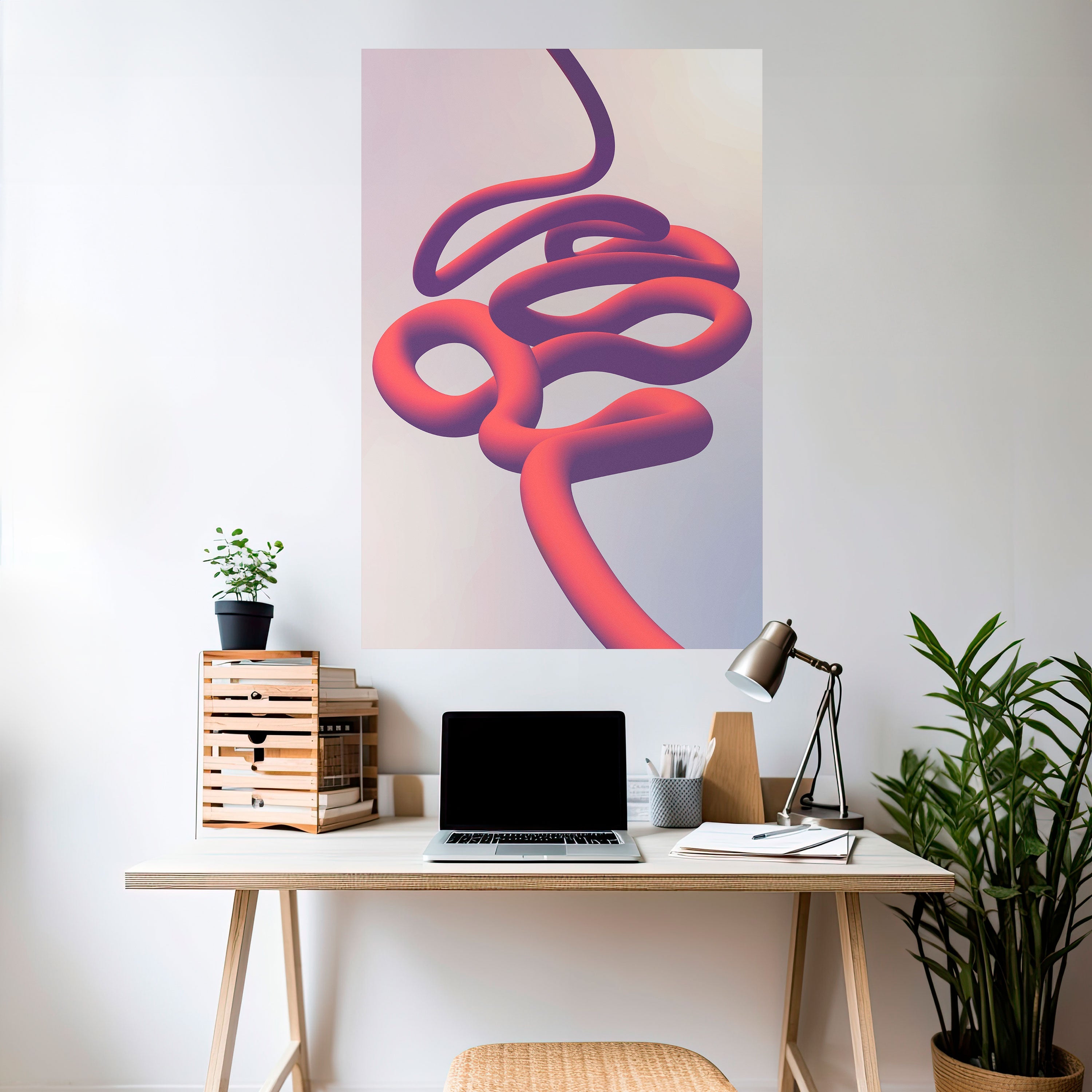 INFINITY WIRE Vertikales Poster zum Abziehen und Aufkleben
