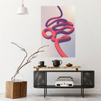 INFINITY WIRE Selbstklebendes Poster - Hochformat