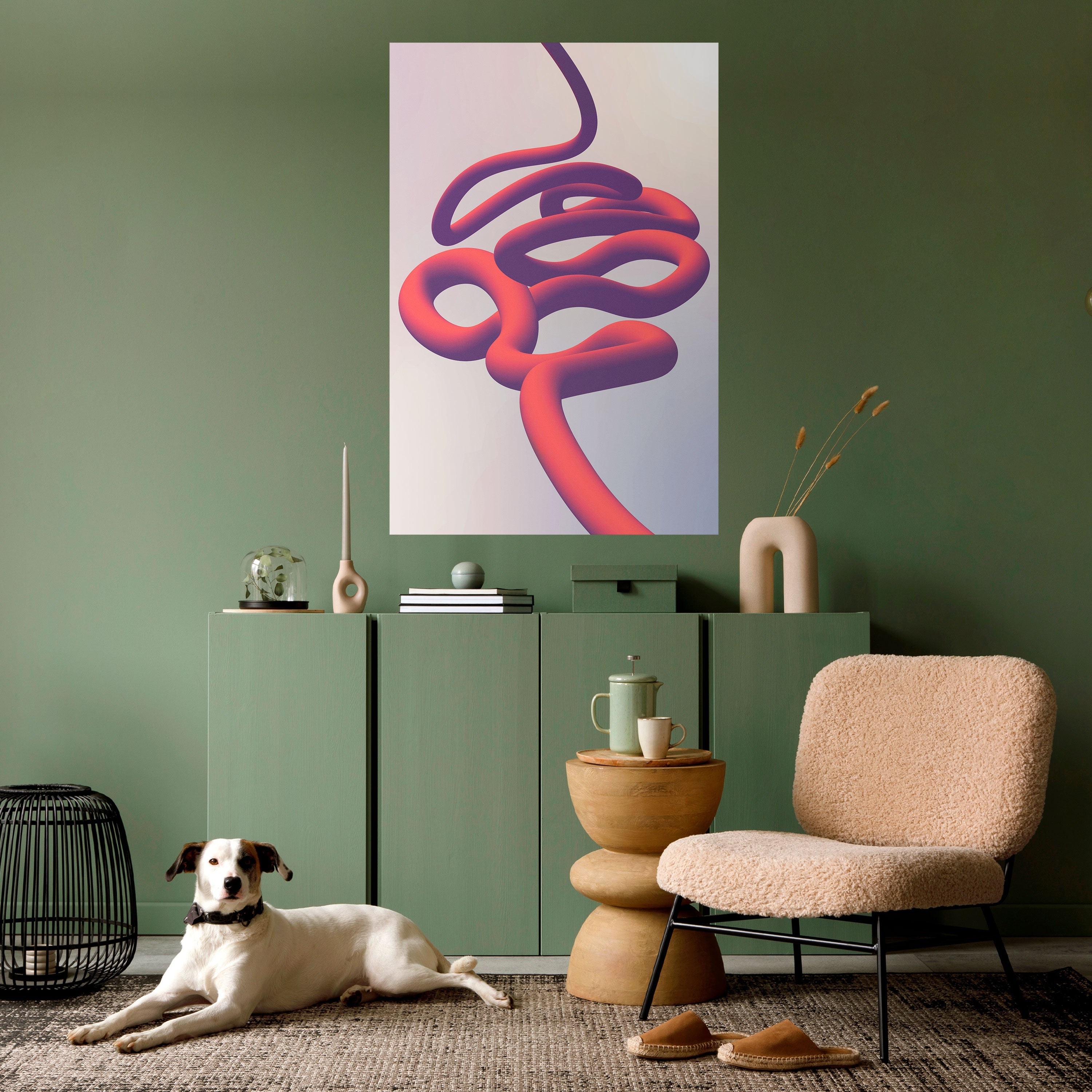 INFINITY WIRE Vertikales Poster zum Abziehen und Aufkleben