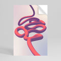 INFINITY WIRE Selbstklebendes Poster - Hochformat