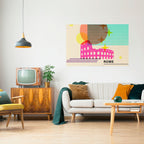 ROMAN SPARKLE Selbstklebendes Horizontal-Poster