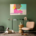 ROMAN SPARKLE Selbstklebendes Horizontal-Poster