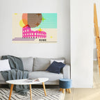 ROMAN SPARKLE Selbstklebendes Horizontal-Poster