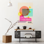 ROMAN SPARKLE Selbstklebendes Poster - Hochformat