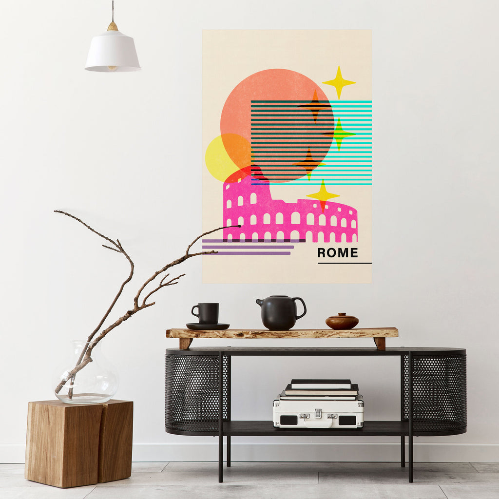 ROMAN SPARKLE Vertikales Poster zum Abziehen und Aufkleben