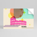 ROMAN SPARKLE Selbstklebendes Horizontal-Poster